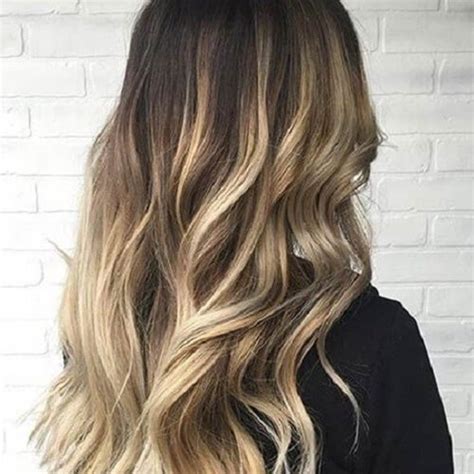 braune haare mit blonden strähnen|blond aufhellen von braun zu blond.